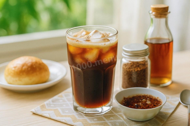 Холодный черный кофе (Iced Coffee) с растворимым кофе