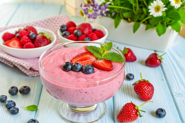 Ягодный мусс