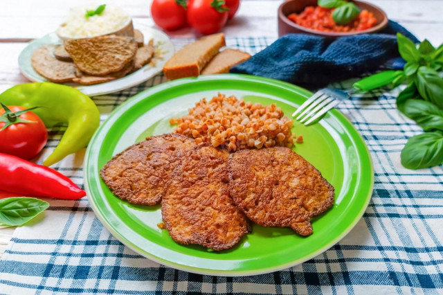 Нежные котлеты печеночные из куриной печени с манкой