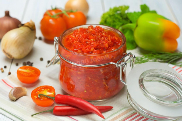 Аджика на зиму без стерилизации