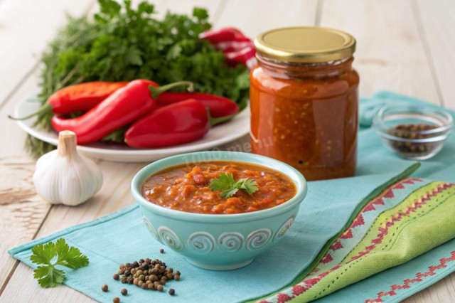 Аджика грузинская на зиму