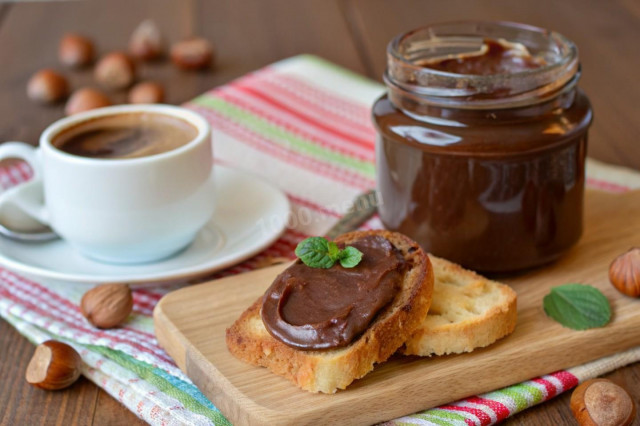 Шоколадная паста Нутелла домашняя