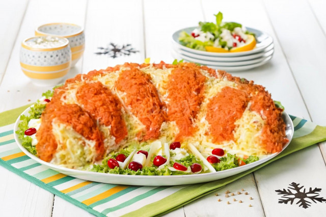 Салат Апельсиновая долька