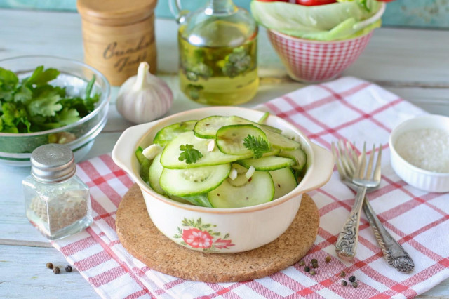 Кабачки маринованные в пакете