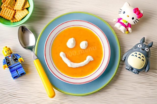 Суп пюре для детей тыквенный