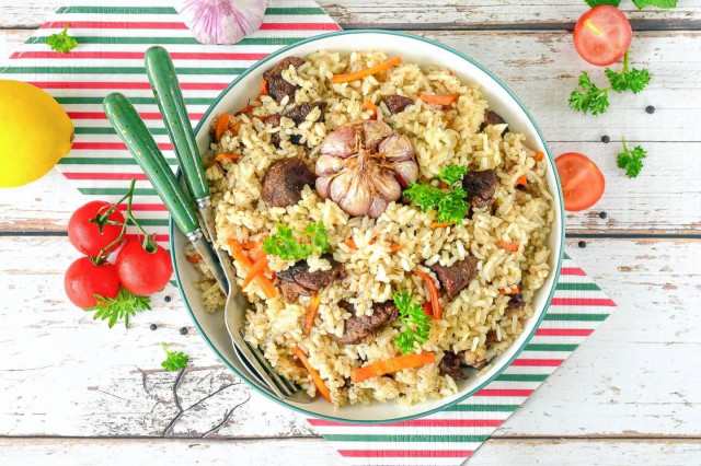 Плов в аэрогриле  ароматный и рассыпчатый, как в казане