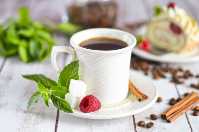 Кофе с корицей в турке