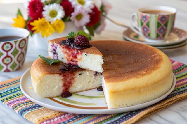 Творожный пудинг в мультиварке