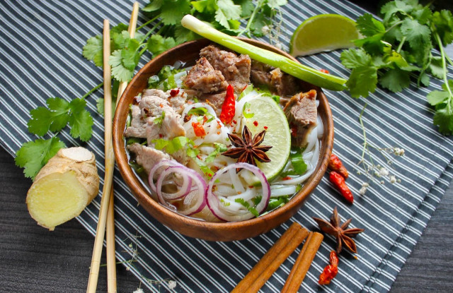 #70 Classic Vietnamese soup pho bo