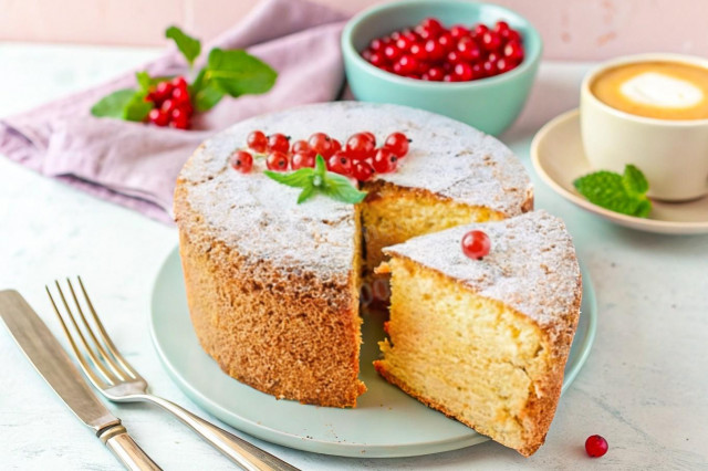 Воздушный бисквит для торта