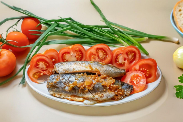 Скумбрия запечённая в духовке с соусом Терияки