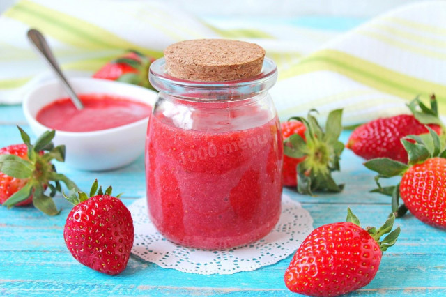 Пюре клубничное