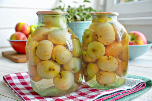 Антоновка на зиму ароматный компот из яблок