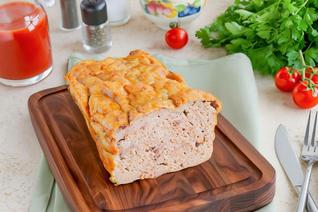 Мясной хлеб в духовке