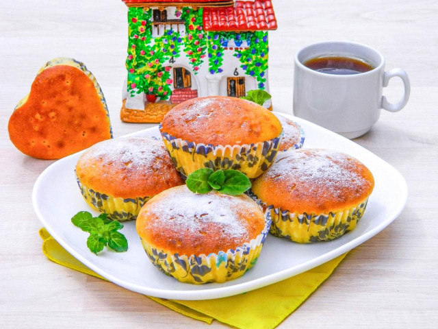 Маффины на сливочном масле в духовке