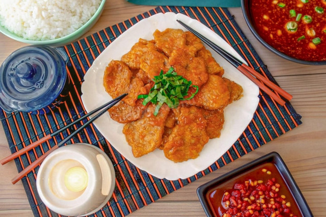 Губаджоу в кисло-сладком соусе по-китайски