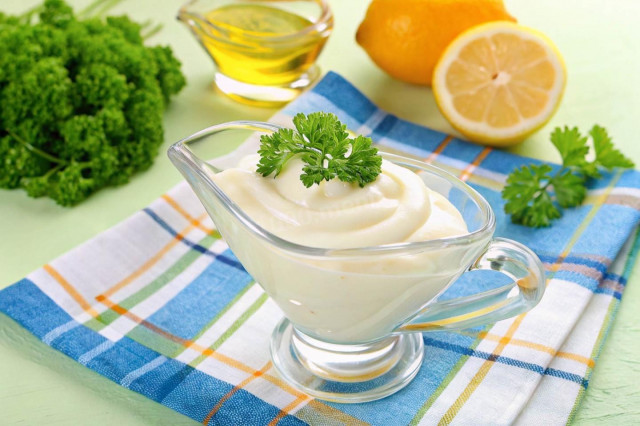 Низкокалорийный ПП майонез в домашних условиях