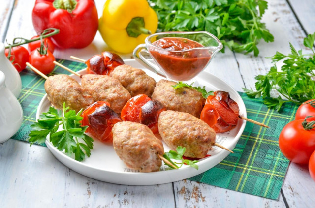 Шашлык из фарша