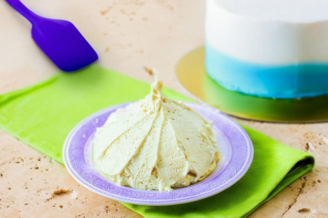 Крем чиз на масле для выравнивания торта