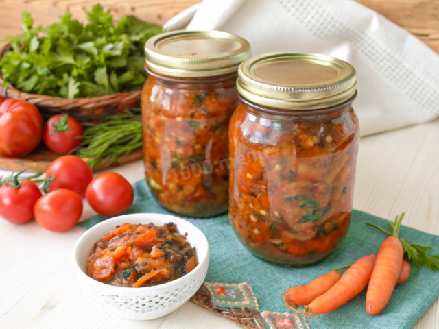 Салат с грибами на зиму