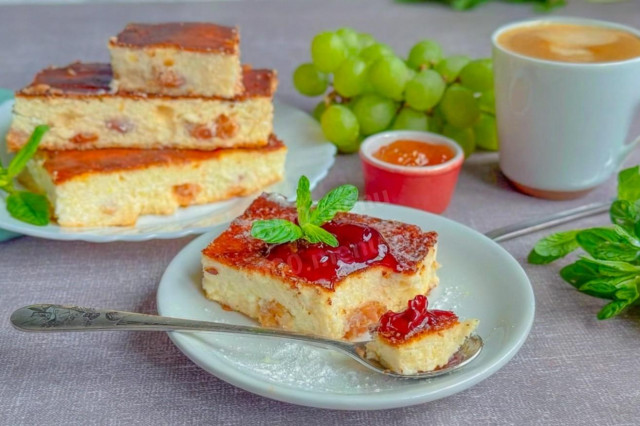 Запеканка из мягкого творога