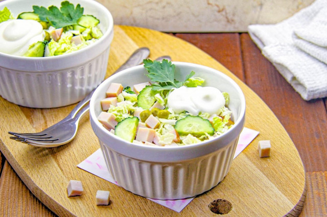 Салат с карбонатом