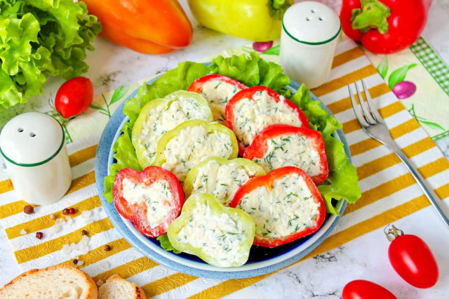 Перец фаршированный холодная закуска