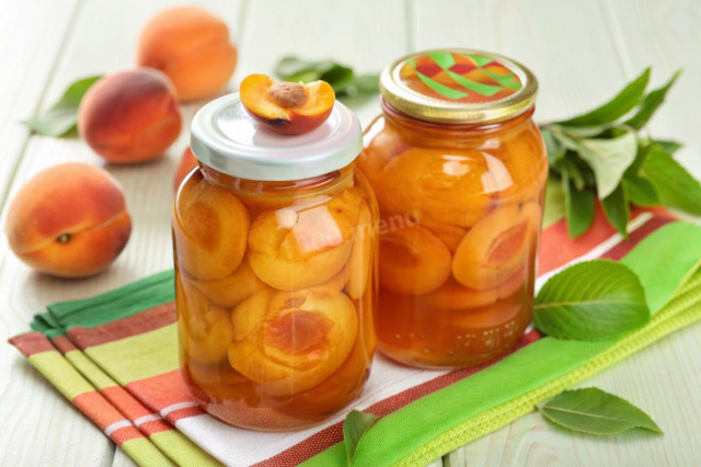 Компот из персиков на зиму