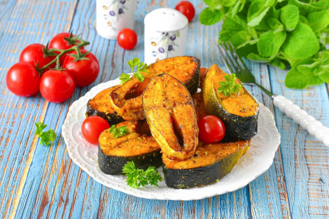 Горбуша в аэрогриле сочная