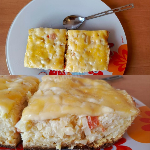 запеканка с картофелем и куриным филе