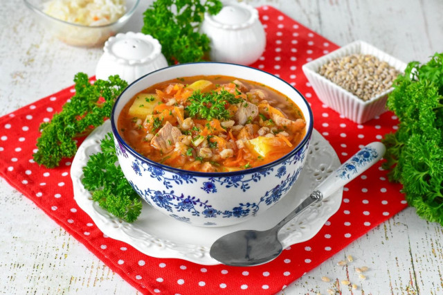 Щи уральские из квашеной капусты