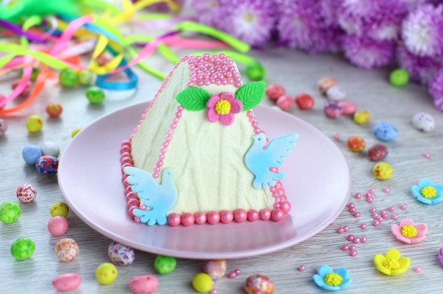 Творожная Пасха со сгущенкой