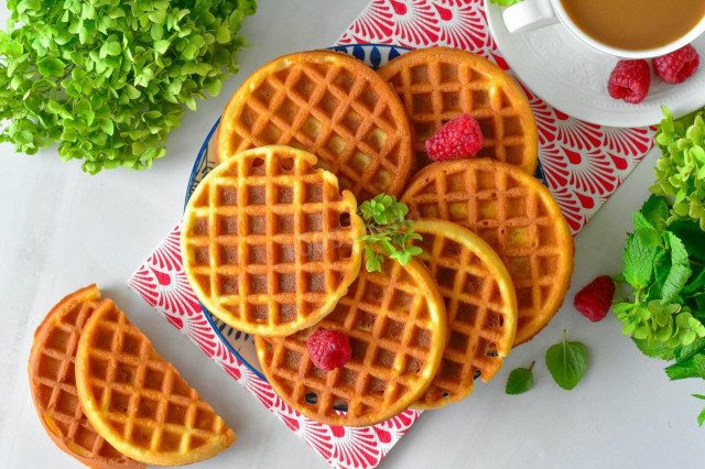 Белковые вафли в вафельнице