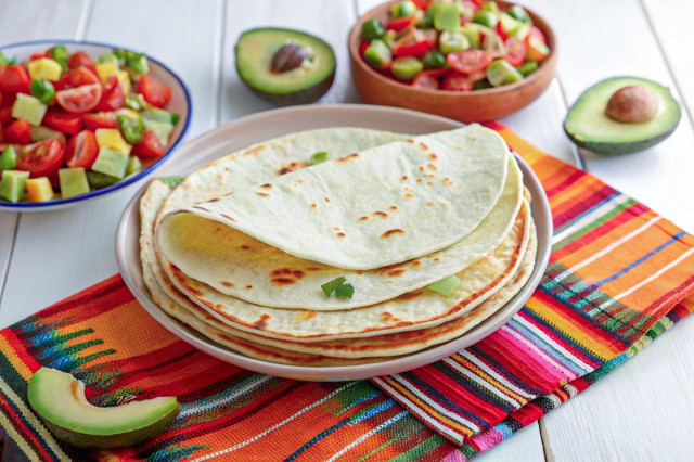 Мексиканская лепешка тортилья