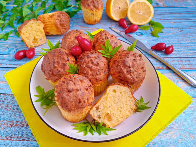 Творожные кексы в аэрогриле