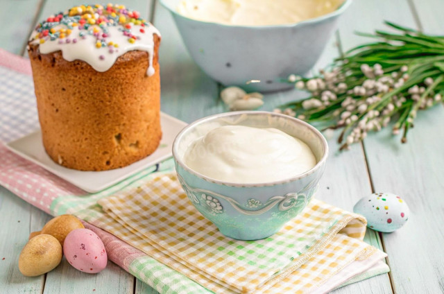 Глазурь для куличей лимонным сок с желатином не осыпается