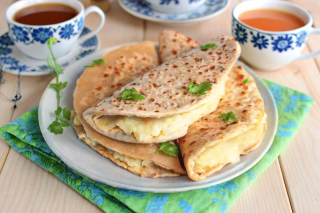 Классический кыстыбый по-татарски на молоке