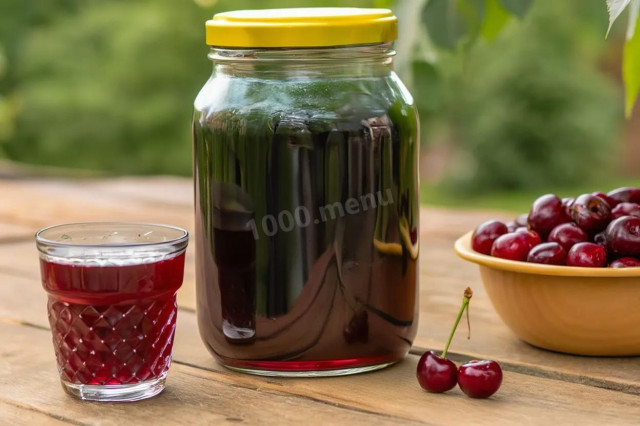 Сок вишни на зиму