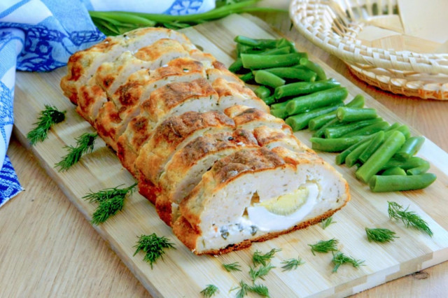 Рулет из мясного фарша в фольге в духовке