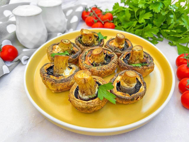 Шампиньоны в аэрогриле