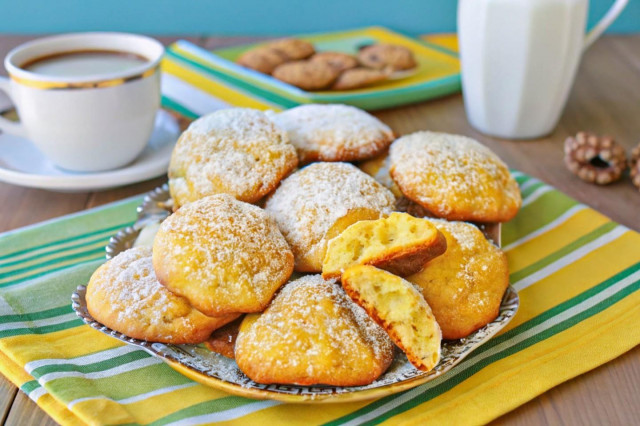 Печенье из бананов и сметаны