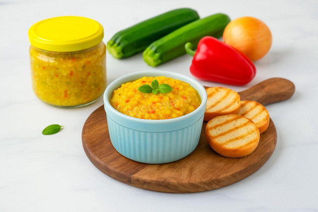 Соус Релиш из кабачка на зиму