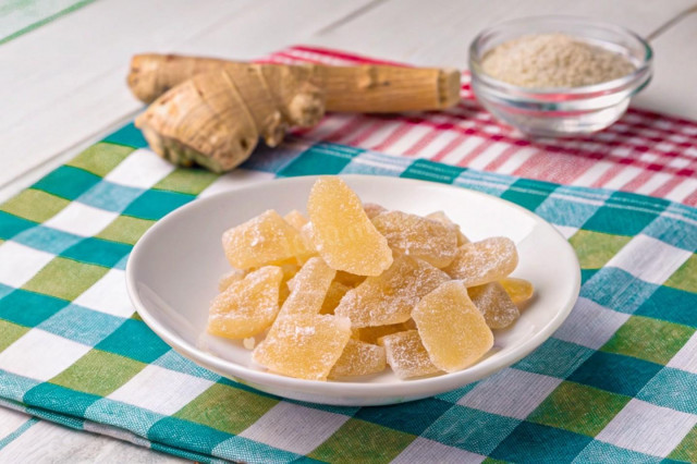 Цукаты из имбиря