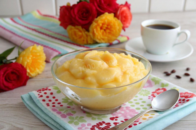 Заварной крем для торта на желтках