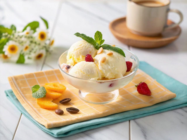 Мороженое из молока и яиц