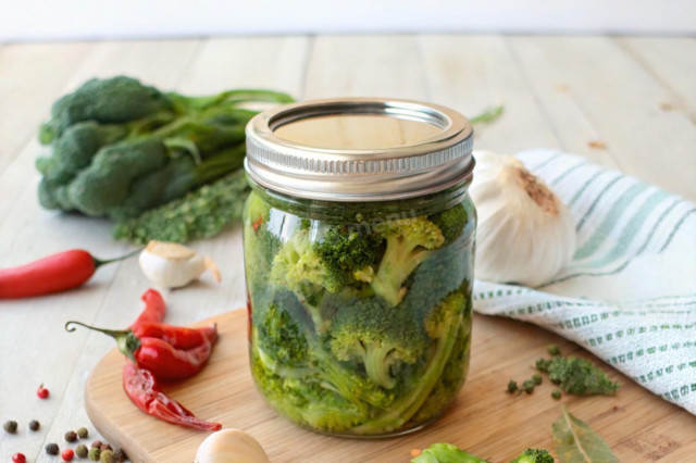 Маринованная брокколи на зиму