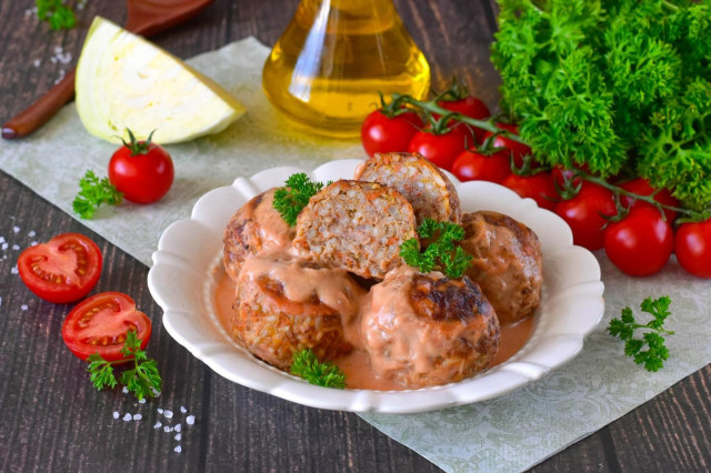 Ленивые голубцы в аэрогриле