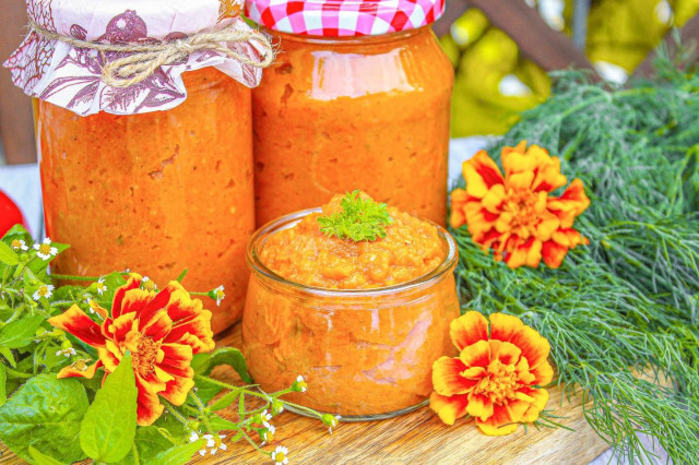 Кабачковая икра классическая