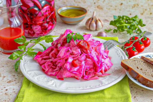 Капуста Пилюска со свеклой