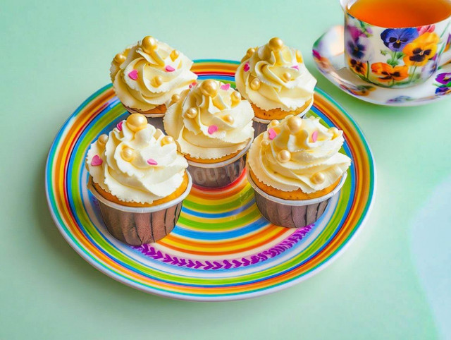 Банановые капкейки